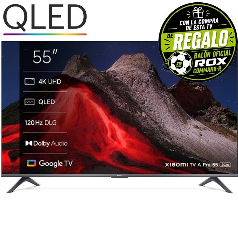 Televisor Xiaomi QLED TV A Pro 55 2026 55'/ Ultra HD 4K/ Smart TV/ WiFi