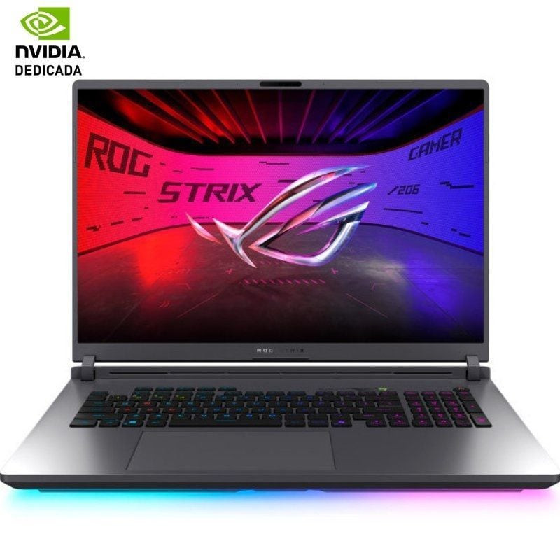 Portátil Gaming Asus ROG Strix G18 (2025) G815JMR-S8051 Intel Core i7-14650HX/ 32GB/ 1TB SSD/ GeForce RTX 5060/ 18'/ Sin Sist...