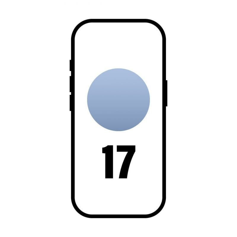 Smartphone Apple iPhone 17 256GB/ 6.3'/ 5G/ Azul Neblina