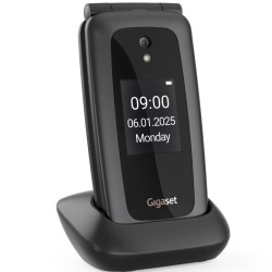 Teléfono Móvil Gigaset GL795 para Personas Mayores/ 4G/ Negro