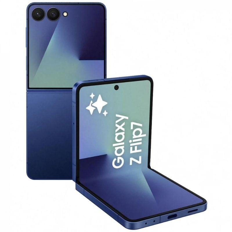 Smartphone Samsung Galaxy Z Flip7 12GB/ 512GB/ 6.9'/ 5G/ Azul Intenso