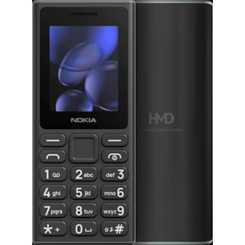 Teléfono Móvil Nokia 105 2G 2024/ Negro