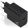 Cargador de Pared GaN Aisens A110-0941/ 1xUSB Tipo-C/ 30W/ Negro