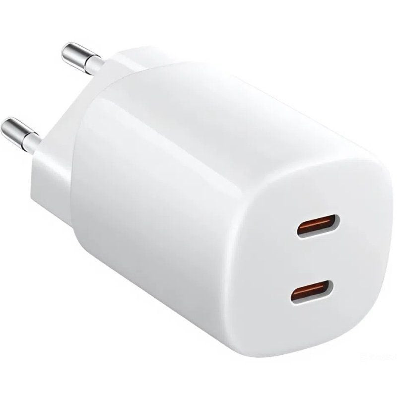 Cargador de Pared Xiaomi 45W Nano Turbo Charging Power Adapter/ 2xUSB Tipo-C/ 45W
