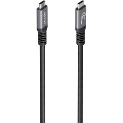 Cable USB 3.2 Tipo-C Aisens  A107-0992/ USB Tipo-C Macho - USB Tipo-C Macho/ Hasta 60W/ 5Gbps/ 10m/ Negro