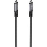 Cable USB 3.2 Tipo-C Aisens  A107-0992/ USB Tipo-C Macho - USB Tipo-C Macho/ Hasta 60W/ 5Gbps/ 10m/ Negro