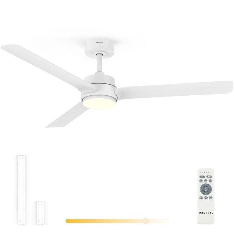 Ventilador de Techo Grunkel SKYEASY52/ 30W/ 3 Aspas 132cm/ 6 Velocidades