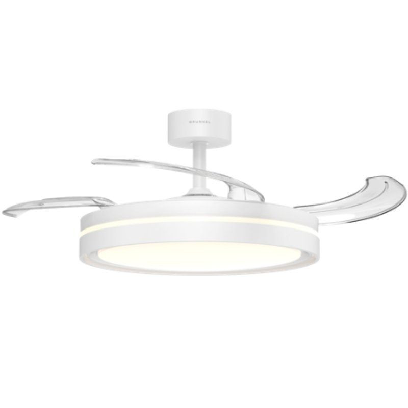 Ventilador de Techo Grunkel SKYWHITE42/ 30W/ 3 Aspas 106cm/ 6 Velocidades
