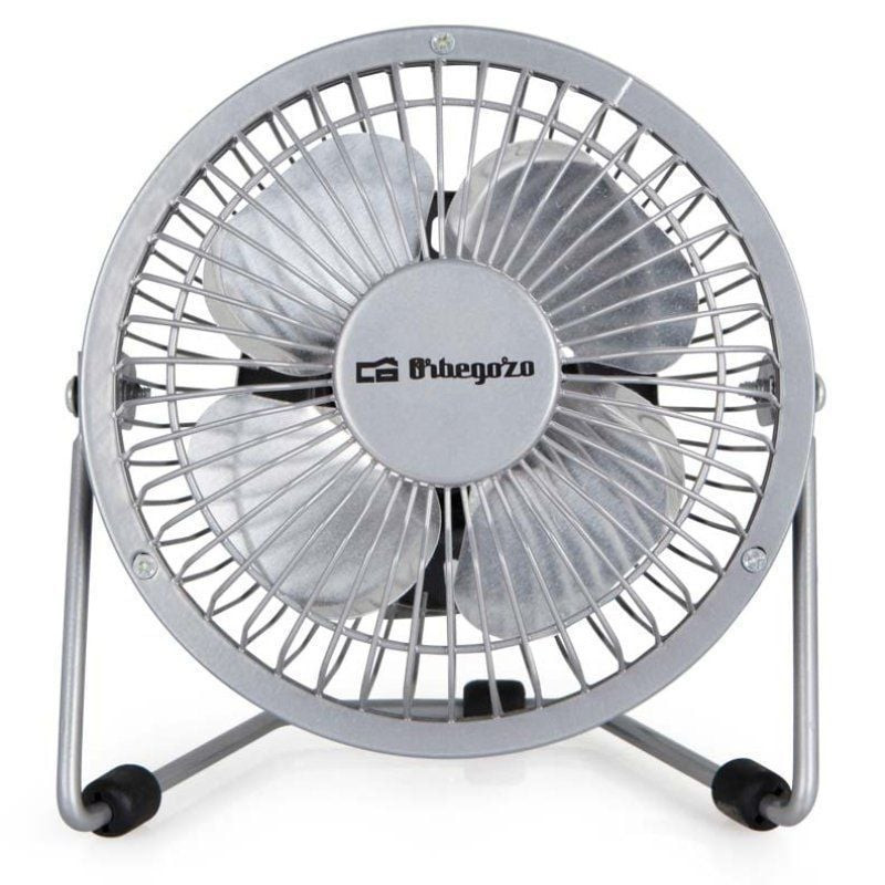 Ventilador de Sobremesa Orbegozo PW 1025/ 2.5W/ 4 Aspas/ 1 Velocidad