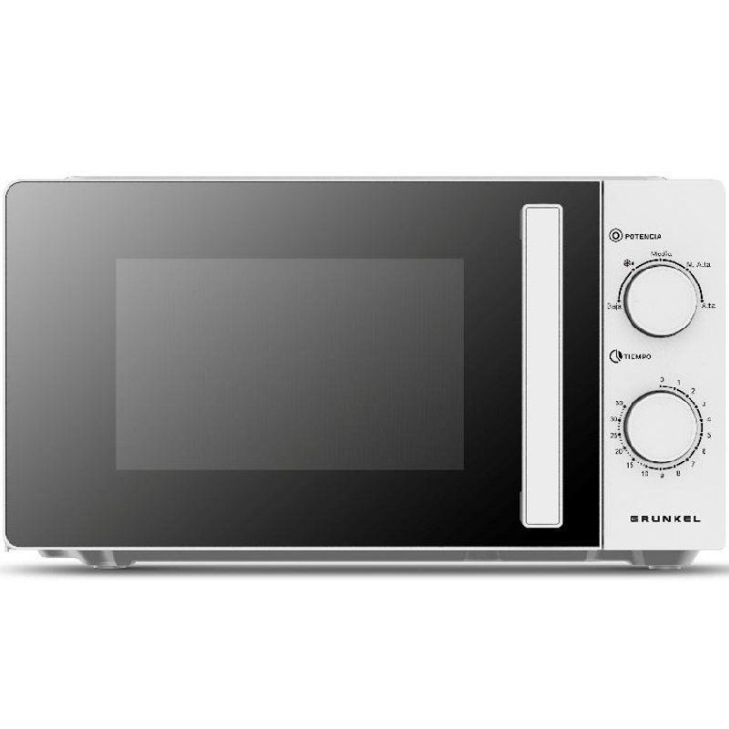 Microondas Grunkel MW-20EASY/ 700W/ Capacidad 20L/ Blanco