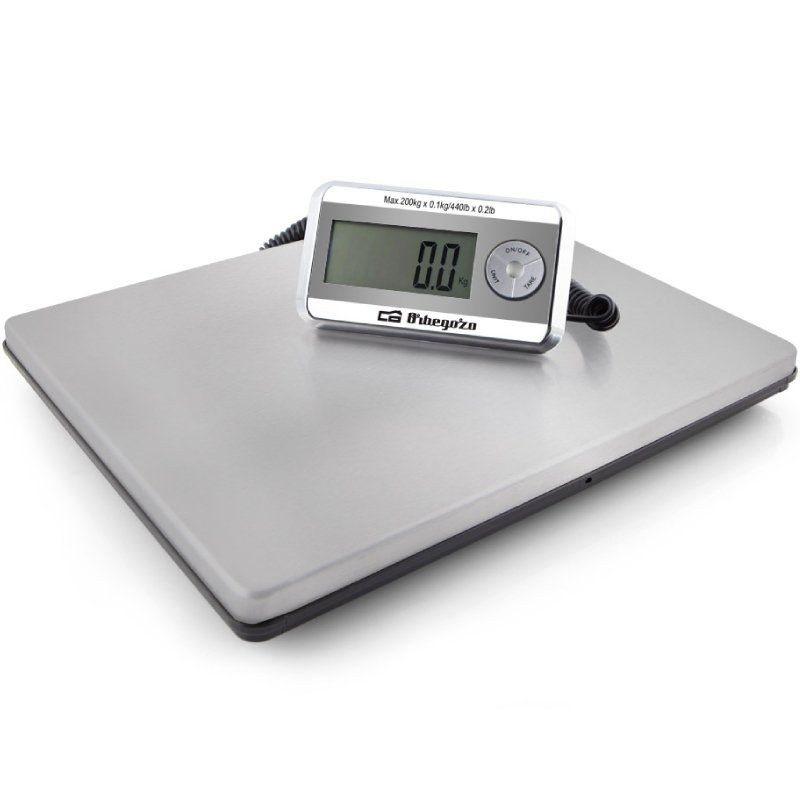 Báscula de Cocina Electrónica Orbegozo PC 5500/ hasta 200kg/ Plateada
