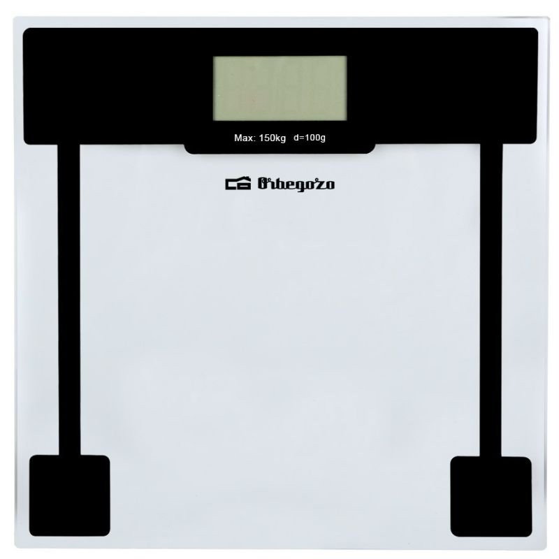 Báscula de Baño Orbegozo PB 2210/ Hasta 150kg/ Cristal
