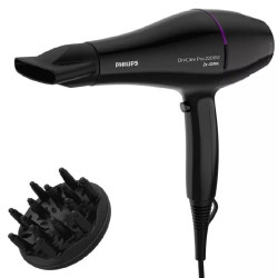 Secador Philips Drycare Pro BHD274/ 2200W/ Negro y Violeta