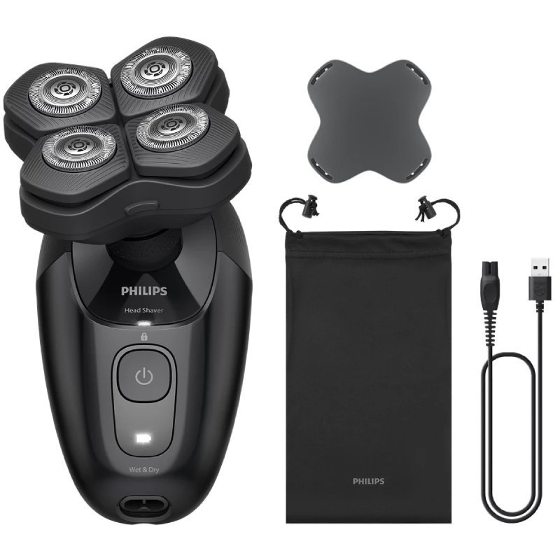 Afeitadora Philips Head Shaver Pro 5000 Series HS5980/15/ con Batería