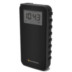 Radio Portátil Sunstech RPD23/ a Pilas/ Negra