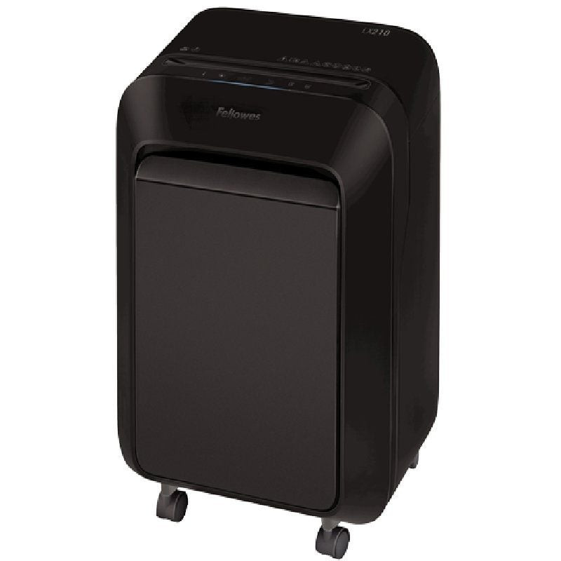 Destructora Fellowes LX210/ Minicorte de 4 x 12mm/ Negra