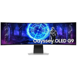Smart Monitor Gaming Ultrapanorámico Curvo Samsung Odyssey OLED G9 S49DG950SU 49'/ Dual QHD/ 0.03ms/ 240Hz/ OLED/ Multimedia/...
