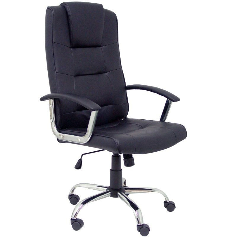Silla de Oficina Piqueras y Crespo Guadalimar Similpiel 280DBSPNE/ Negro