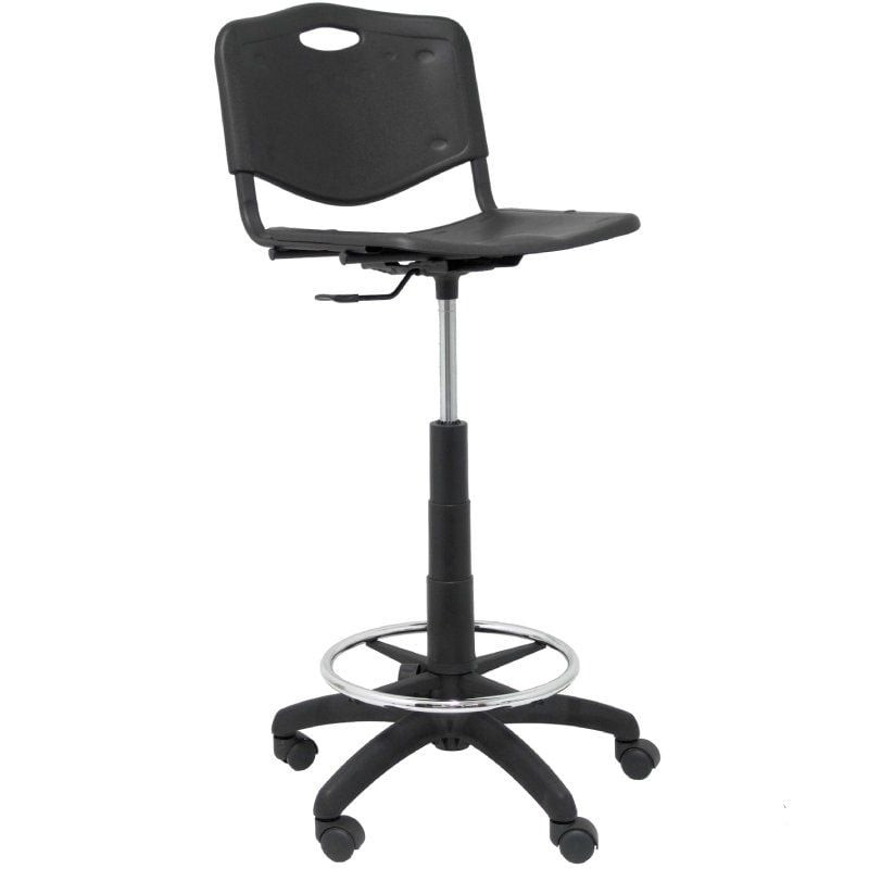 Taburete Piqueras y Crespo Robledo PVC T26GNI840RN/ Negro