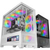 Caja Gaming Semitorre Mars Gaming MC-LCDX/ Blanca