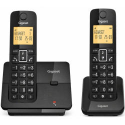 Teléfono Inalámbrico Gigaset Essential 300 DUO/ Negro