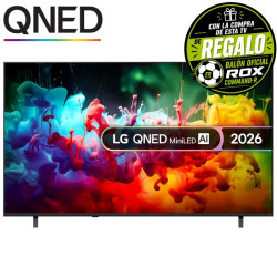 Televisor LG QNED MiniLED AI QNED72 75QNED72B6A 75'/ Ultra HD 4K/ Smart TV/ WiFi