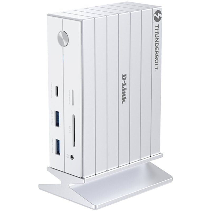 Docking Thunderbolt 4 D-Link DUF-E01/E/ 5xUSB/ 2xUSB Tipo-C/ 2xThunderblot/ 1xDisplayPort/ 1xHDMI 4K/ 1xRJ45/ 1xJack 3.5/ 1xL...