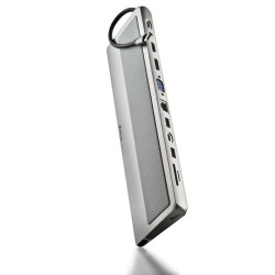 Docking USB Tipo-C NGS WonderDock 12 Pro/ 3xUSB/ 2xHDMI 4K/ 1xVGA/ 1xRJ45/ 1xLector de Tarjetas/ 1xJack 3.5/ 1xUSB Tipo-C PD/...