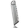 Docking USB Tipo-C NGS WonderDock 12 Pro/ 3xUSB/ 2xHDMI 4K/ 1xVGA/ 1xRJ45/ 1xLector de Tarjetas/ 1xJack 3.5/ 1xUSB Tipo-C PD/...