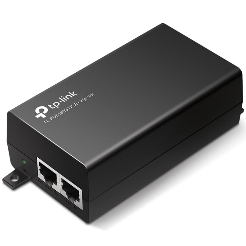 Inyector PoE+ TP-Link POE160S/ 802.3af/at/ 2 Puertos RJ45