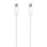 Cable USB 2.0 Tipo-C Aisens A107-0855/ USB Tipo-C Macho - USB Macho/ Hasta 60W/ 480Mbps/ 1m/ Blanco