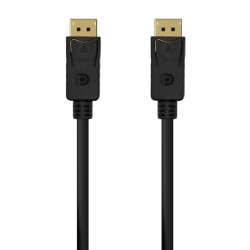 Cable DisplayPort 1.2 4K Aisens A124-0548/ DisplayPort Macho - DisplayPort Macho/ Hasta 5W/ 2300Mbps/ 50cm/ Negro