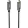 Cable USB 3.1 Tipo-C Aisens AOC A157-0882/ USB Tipo-C Macho - USB Tipo-C Macho/ Hasta 60W/ 10Gbps/ 10m/ Negro