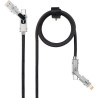 Cable USB 2.0 Tipo-C Nanocable 10.01.2601/ USB Tipo-C Macho + USB Macho - USB Tipo-C Macho + Lightning Macho/ Hasta 27W/ 480M...