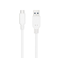 Cable USB 3.1 Nanocable 10.01.4002-W/ USB Tipo-C Macho - USB Macho/ 2m/ Blanco