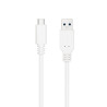 Cable USB 3.1 Nanocable 10.01.4002-W/ USB Tipo-C Macho - USB Macho/ 2m/ Blanco