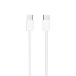 Cable USB 2.0 Tipo-C Nanocable 10.01.6001-CO/ USB Tipo-C Macho - USB Tipo-C Macho/ Hasta 60W/ 480Mbps/ 1m/ Blanco