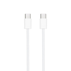 Cable USB 2.0 Tipo-C Nanocable 10.01.6002-CO/ USB Tipo-C Macho - USB Tipo-C Macho/ Hasta 60W/ 480Mbps/ 2m/ Blanco