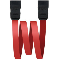 Cable Sata Nanocable 10.18.0101/ SATA Hembra - SATA Hembra/ 50cm/ Rojo