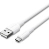 Cable USB 2.0 Vention CTIWF/ USB Macho - MicroUSB Macho/ Hasta 60W/ 480Mbps/ 1m/ Blanco