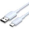 Cable USB 2.0 Tipo-C Vention CTQLF/ USB Tipo-C Macho - USB Macho/ Hasta 60W/ 480Mbps/ 1m/ Azul