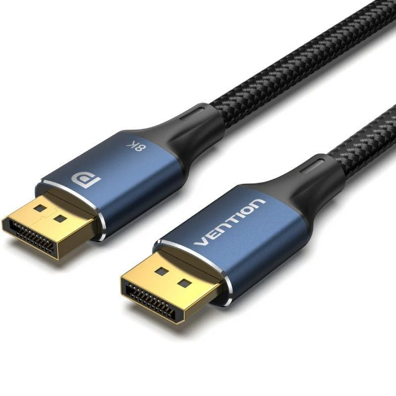Cable DisplayPort 1.4 8K Vention HCELF/ DisplayPort Macho - DisplayPort 8K Macho/ 1m/ Azul