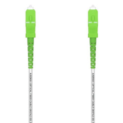 Cable de Fibra Óptica G657A2 3.0 Aisens A152-0499/ LSZH/ 15m/ Blanco