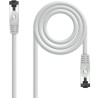 Cable de Red RJ45 SSTP Nanocable 10.20.2001 Cat.8.1/ 1m/ Gris