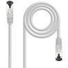 Cable de Red RJ45 SSTP Nanocable 10.20.2010 Cat.8.1/ 10m/ Gris