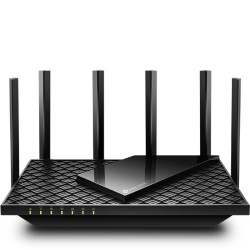 Router Inalámbrico TP-Link Archer AXE75/ WiFi 6E/ 5400 Mbps/ 2.4GHz 5GHz 6GHz/ 6 Antenas/ WiFi 802.11ax/ac/n/a/ - n/b/g