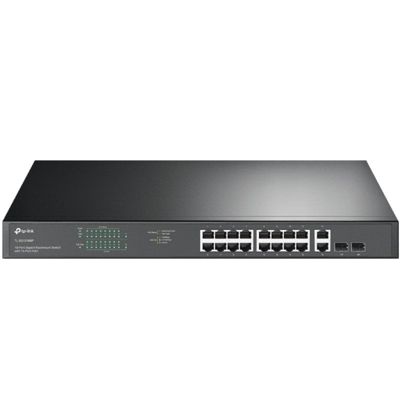 Switch TP-Link TL-SG1218MP V2 20 Puertos/ RJ-45 10/100/1000 PoE+/SFP