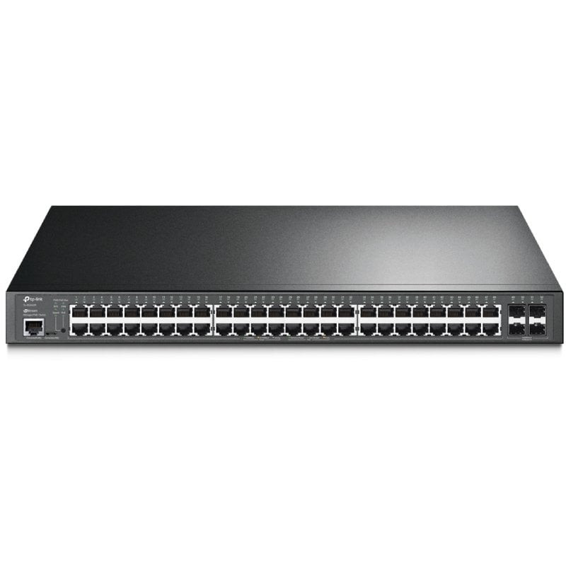 Switch Gestionable TP-Link Omada JetStream TL-SG3452P V2 52 Puertos/ RJ-45 10/100/1000/ PoE+/ SFP