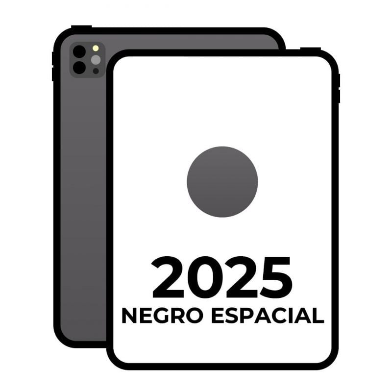 Apple iPad Pro 11' 2025 6th WiFi Cell/ 5G/ M5/ 256GB/ Negro Espacial