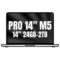 Apple Macbook Pro 14'/ M5 Pro 15-Core CPU/ 24GB/ 2TB SSD/ 16-Core GPU/ Plata
